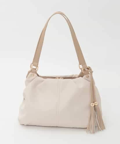 BPCJD73150 MK MICHEL KLEIN BAG タッセル付きタックデザイントートバッグ