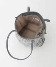 BPCJD74140 MK MICHEL KLEIN BAG(MK ミッシェルクラン バッグ) [軽量/A4収納可]ツイードデザイントートバッグ ネイビー