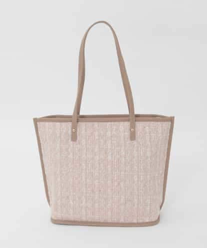 BPCJD74140 MK MICHEL KLEIN BAG [軽量/A4収納可]ツイードデザイントートバッグ
