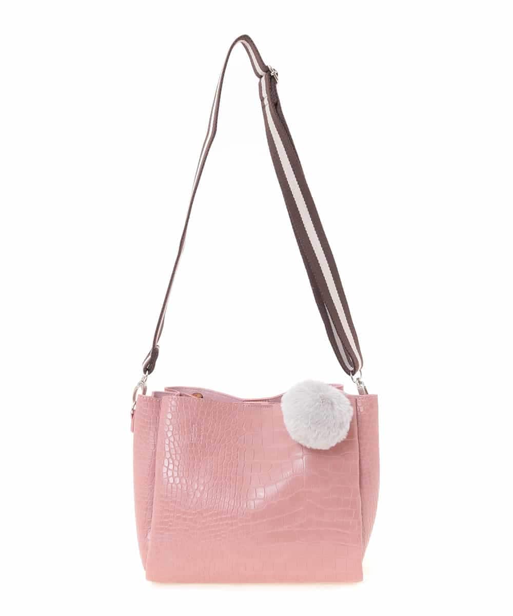 BPCJE51120 MK MICHEL KLEIN BAG(MK ミッシェルクラン バッグ) 【販売停止】バンブーハンドルバッグ ピンク