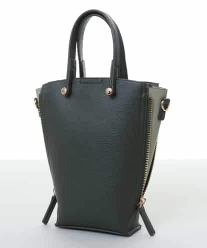 BPCJS81120 MK MICHEL KLEIN BAG [2WAY・軽量]配色ガセットコンパクトバッグ