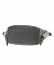 BPCJS81120 MK MICHEL KLEIN BAG(MK ミッシェルクラン バッグ) [2WAY・軽量]配色ガセットコンパクトバッグ ブラック×カーキ