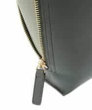 BPCJS81120 MK MICHEL KLEIN BAG(MK ミッシェルクラン バッグ) [2WAY・軽量]配色ガセットコンパクトバッグ ブラック×カーキ