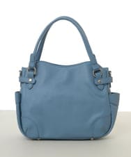 BPCJV72150 MK MICHEL KLEIN BAG(MK ミッシェルクラン バッグ) [2WAY]メタルアクセントラウンドトートバッグ ライトブルー