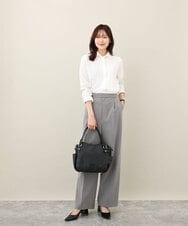 BPCJV72150 MK MICHEL KLEIN BAG(MK ミッシェルクラン バッグ) [2WAY]メタルアクセントラウンドトートバッグ ライトブルー