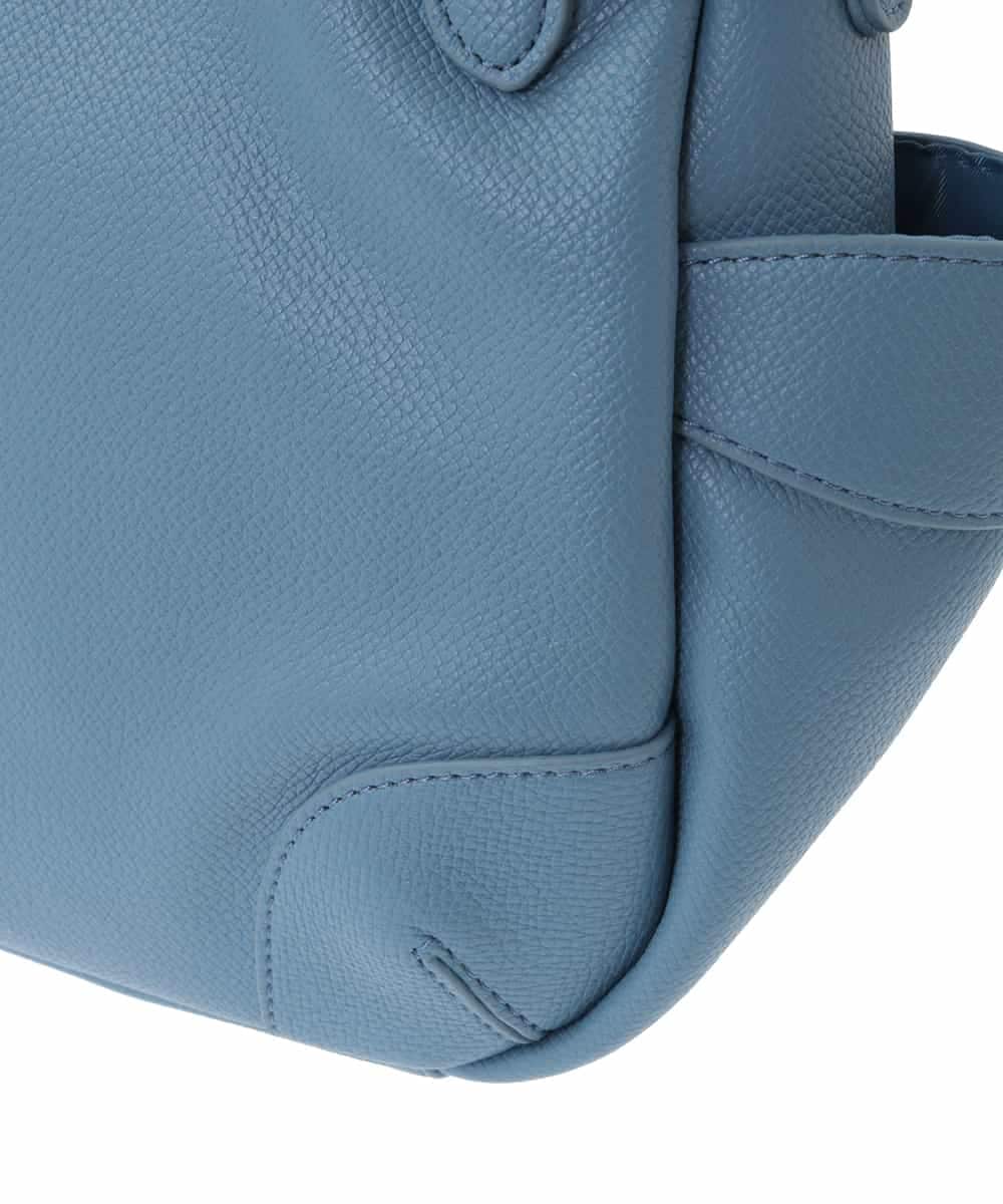 BPCJV72150 MK MICHEL KLEIN BAG(MK ミッシェルクラン バッグ) [2WAY]メタルアクセントラウンドトートバッグ ライトブルー