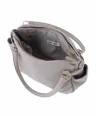 BPCJV72150 MK MICHEL KLEIN BAG(MK ミッシェルクラン バッグ) [2WAY]メタルアクセントラウンドトートバッグ ライトブルー