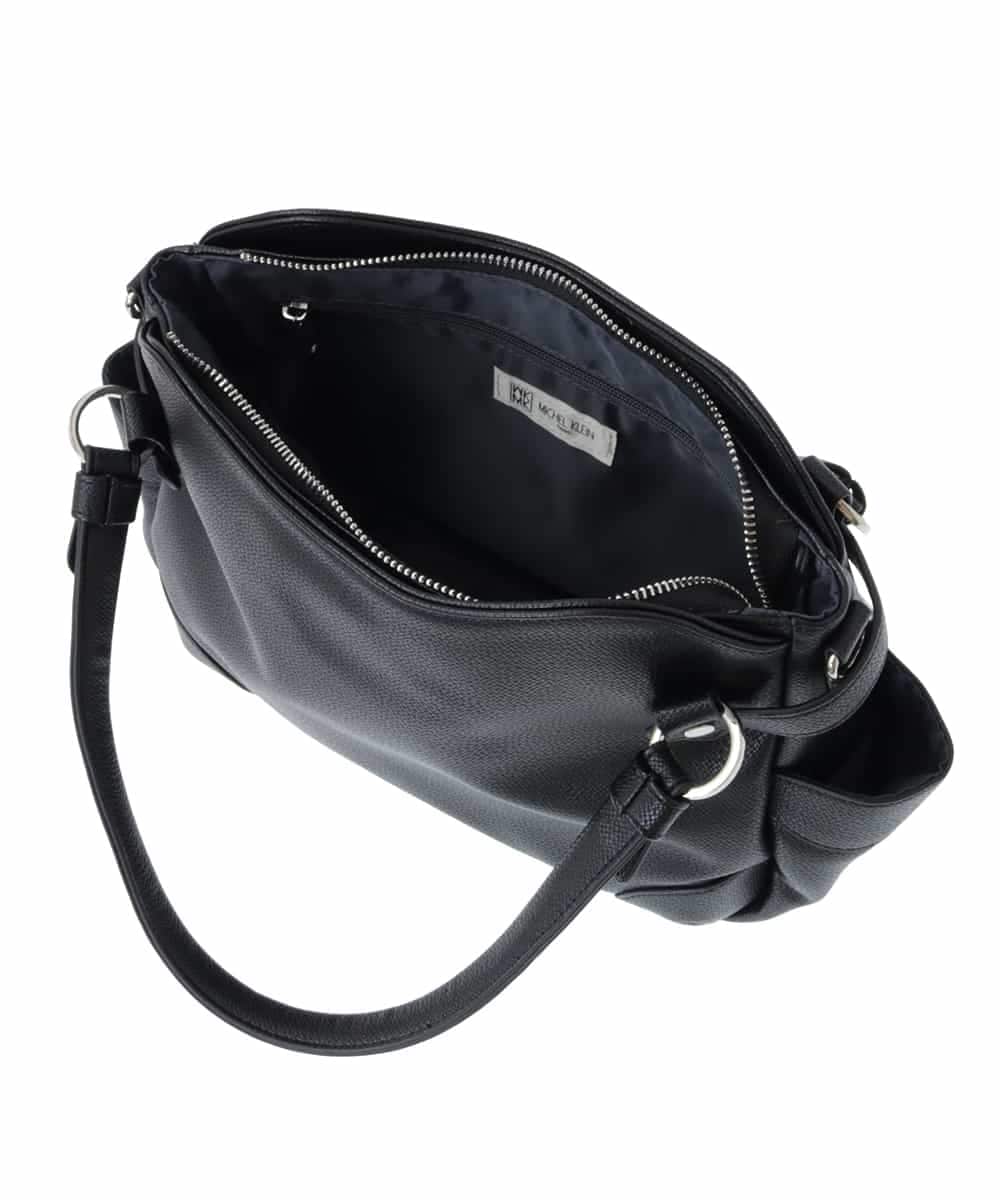 BPCJV72150 MK MICHEL KLEIN BAG(MK ミッシェルクラン バッグ) [2WAY]メタルアクセントラウンドトートバッグ ライトブルー