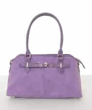 BPCLA95160 MK MICHEL KLEIN BAG(MK ミッシェルクラン バッグ) [2WAY]ワイドスクエアベルトトートバッグ パープル