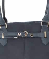 BPCLA95160 MK MICHEL KLEIN BAG(MK ミッシェルクラン バッグ) [2WAY]ワイドスクエアベルトトートバッグ パープル