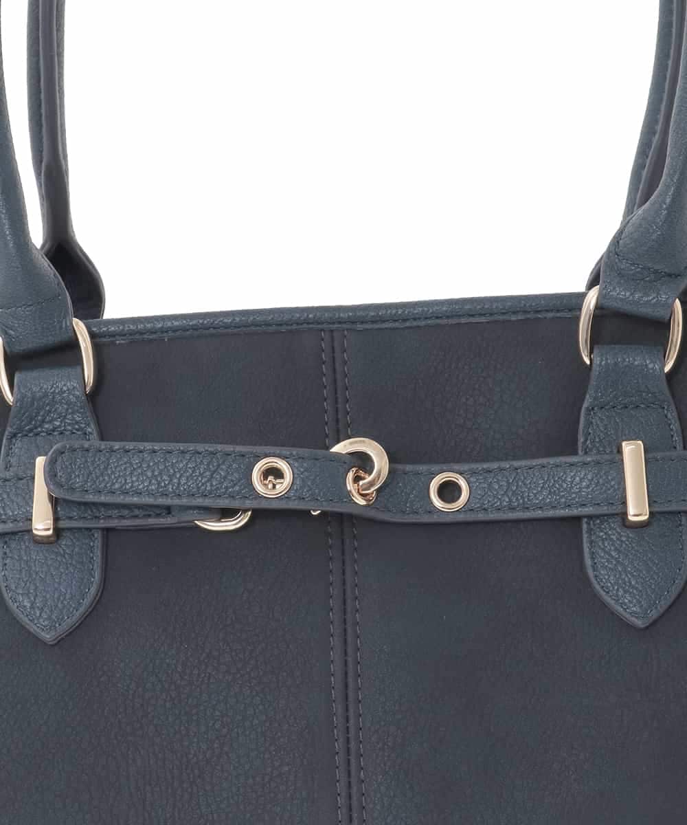 BPCLA95160 MK MICHEL KLEIN BAG(MK ミッシェルクラン バッグ) [2WAY]ワイドスクエアベルトトートバッグ パープル