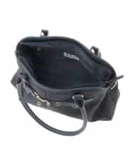 BPCLA95160 MK MICHEL KLEIN BAG(MK ミッシェルクラン バッグ) [2WAY]ワイドスクエアベルトトートバッグ パープル