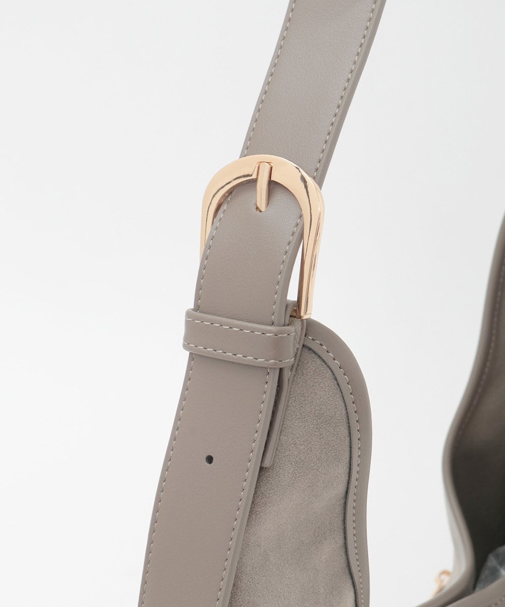 BPCLD93160 MK MICHEL KLEIN BAG(MK ミッシェルクラン バッグ) [軽量/ハンドル調整可能]スエード調ワンハンドルホーボーバッグ アイボリー