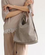 BPCLD93160 MK MICHEL KLEIN BAG(MK ミッシェルクラン バッグ) [軽量/ハンドル調整可能]スエード調ワンハンドルホーボーバッグ グレージュ