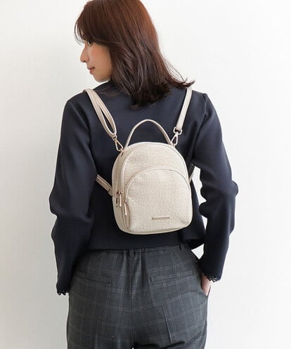 BPCLD94150 MK MICHEL KLEIN BAG [3WAY/軽量]合成皮革ミニマムリュック
