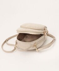 BPCLD94150 MK MICHEL KLEIN BAG(MK ミッシェルクラン バッグ) [3WAY/軽量]合成皮革ミニマムリュック アイボリー