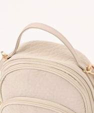 BPCLD94150 MK MICHEL KLEIN BAG(MK ミッシェルクラン バッグ) [3WAY/軽量]合成皮革ミニマムリュック アイボリー