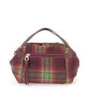 BPCLE22110 MK MICHEL KLEIN BAG(MK ミッシェルクラン バッグ) 【2WAY】チェック柄ショルダーバッグ レッド
