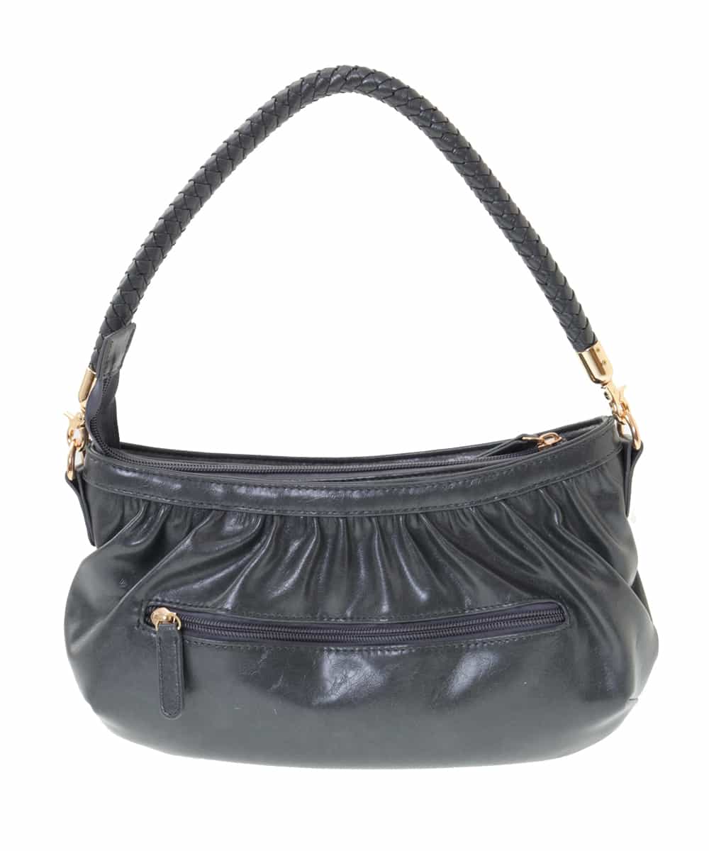 BPCLM94140 MK MICHEL KLEIN BAG(MK ミッシェルクラン バッグ) [2WAY]切り替えギャザーデザインミニトート グレー