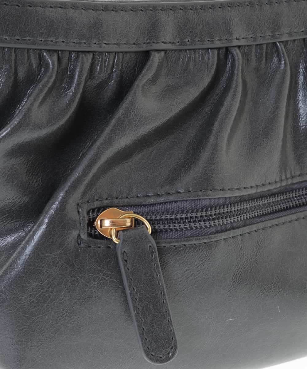 BPCLM94140 MK MICHEL KLEIN BAG(MK ミッシェルクラン バッグ) [2WAY]切り替えギャザーデザインミニトート グレー