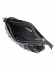 BPCLM94140 MK MICHEL KLEIN BAG(MK ミッシェルクラン バッグ) [2WAY]切り替えギャザーデザインミニトート グレー