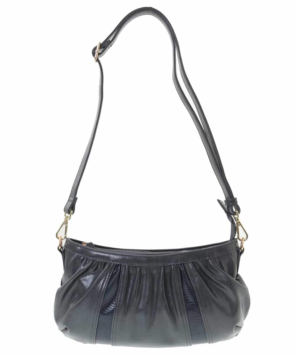BPCLM94140 MK MICHEL KLEIN BAG(MK ミッシェルクラン バッグ) [2WAY]切り替えギャザーデザインミニトート グレー