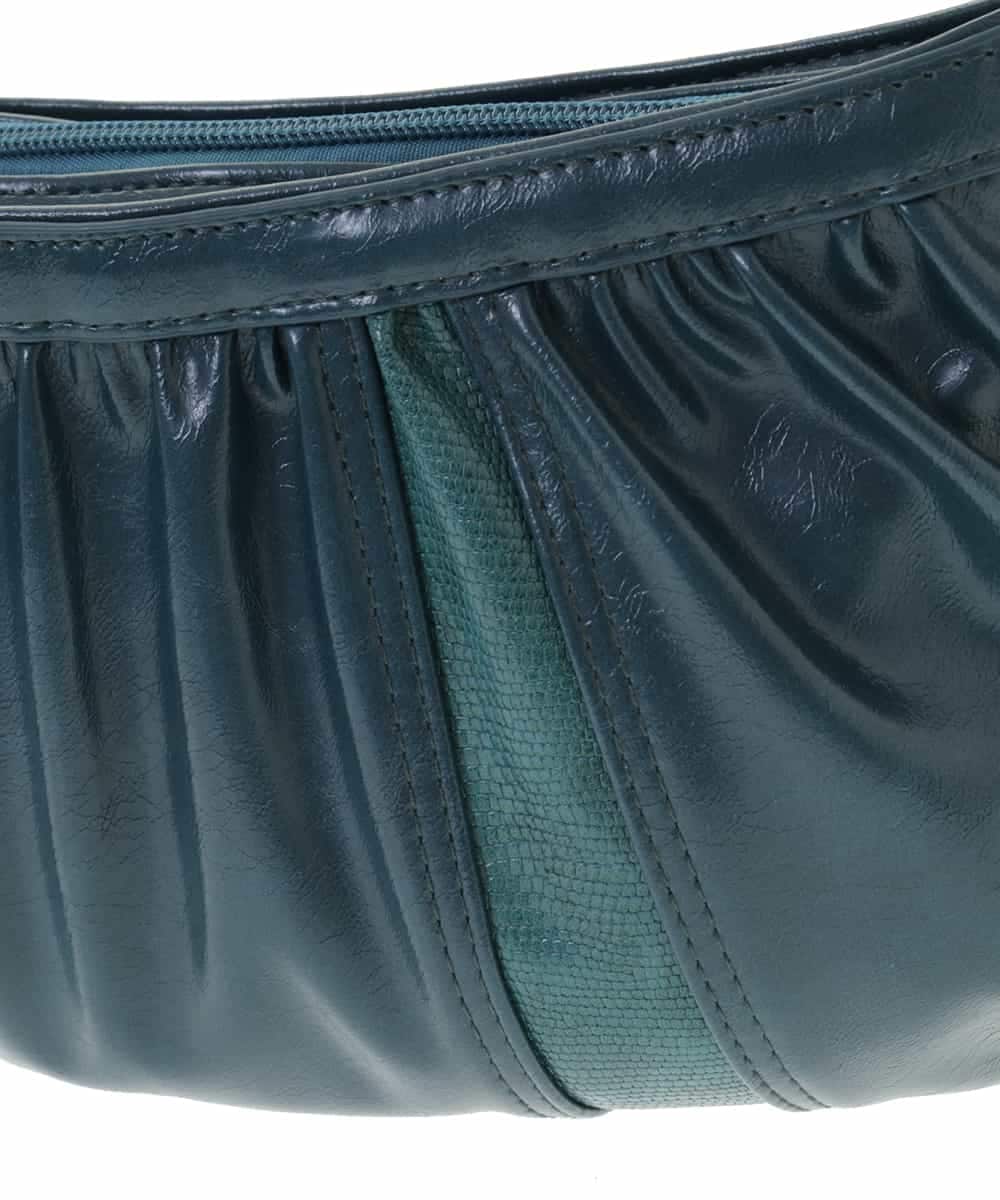 BPCLM94140 MK MICHEL KLEIN BAG(MK ミッシェルクラン バッグ) [2WAY]切り替えギャザーデザインミニトート グレー