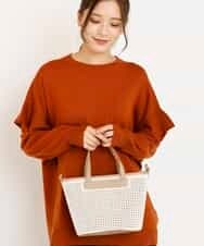 BPCLM97120 MK MICHEL KLEIN BAG(MK ミッシェルクラン バッグ) 【3WAY】パンチングミニトート アイボリー