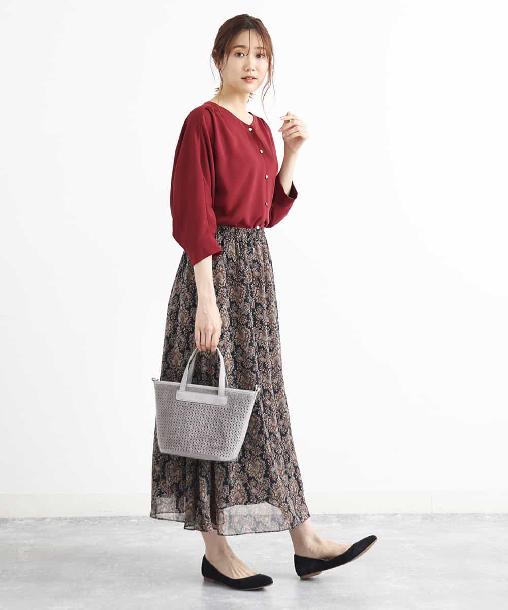 BPCLM97120 MK MICHEL KLEIN BAG(MK ミッシェルクラン バッグ) 【3WAY】パンチングミニトート グレー