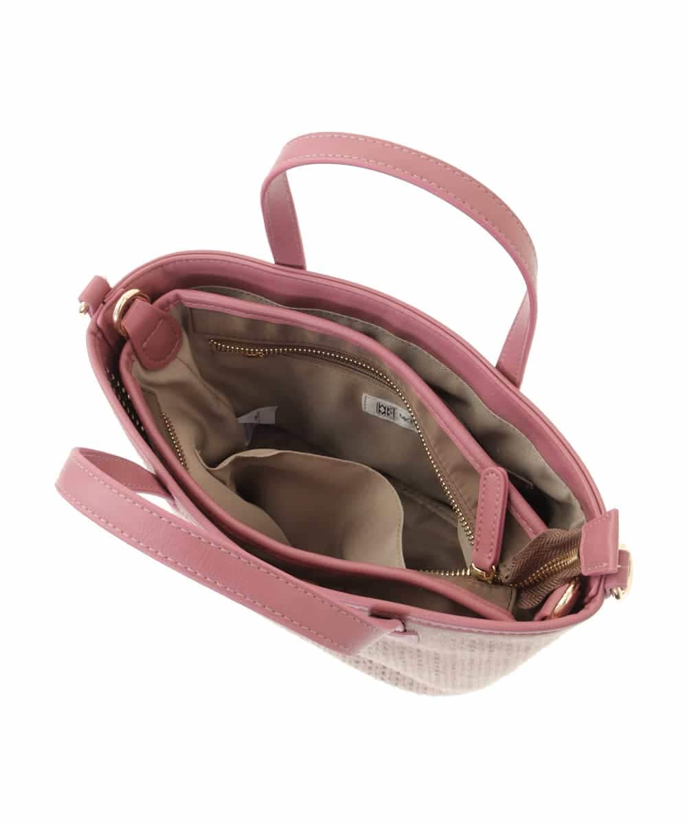 BPCLM97120 MK MICHEL KLEIN BAG(MK ミッシェルクラン バッグ) 【3WAY】パンチングミニトート ベージュ