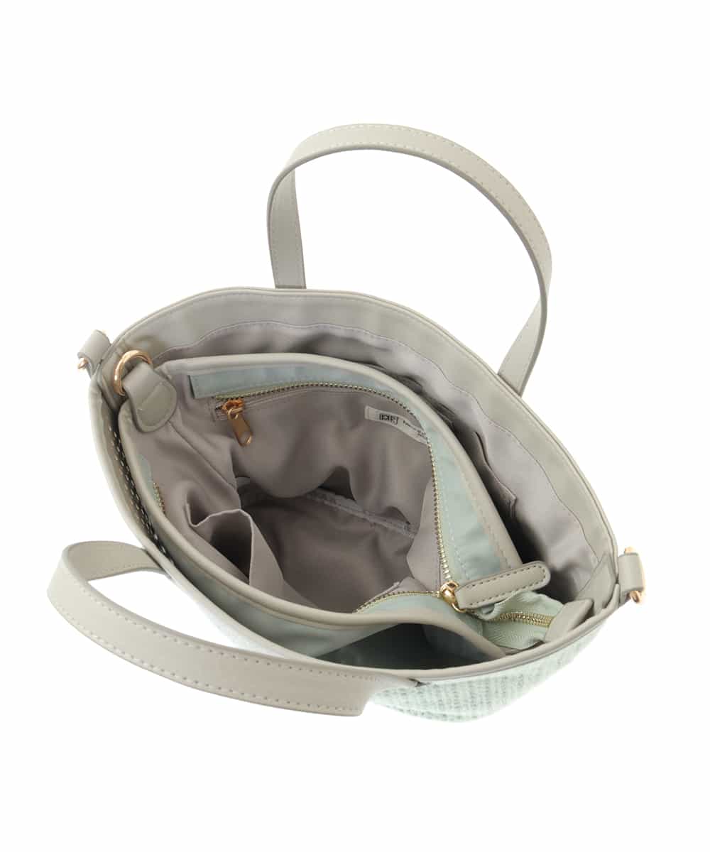 BPCLM97120 MK MICHEL KLEIN BAG(MK ミッシェルクラン バッグ) 【3WAY】パンチングミニトート ベージュ