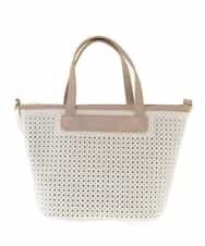 BPCLM97120 MK MICHEL KLEIN BAG(MK ミッシェルクラン バッグ) 【3WAY】パンチングミニトート ベージュ