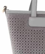 BPCLM97120 MK MICHEL KLEIN BAG(MK ミッシェルクラン バッグ) 【3WAY】パンチングミニトート ベージュ