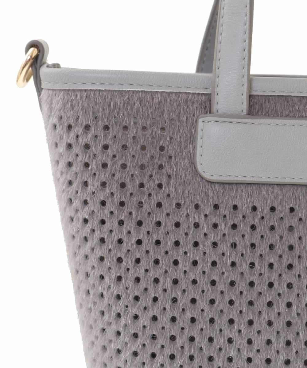 BPCLM97120 MK MICHEL KLEIN BAG(MK ミッシェルクラン バッグ) 【3WAY】パンチングミニトート ベージュ