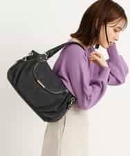 BPCLM98150 MK MICHEL KLEIN BAG(MK ミッシェルクラン バッグ) 【2WAY】フェイクレザーミニトート ダークグレー