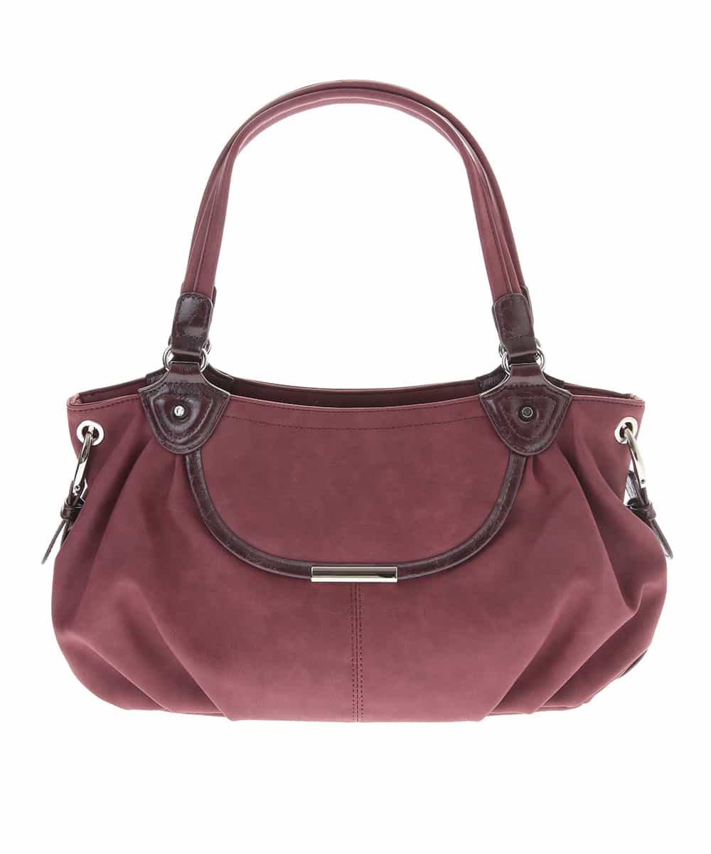 BPCLM98150 MK MICHEL KLEIN BAG(MK ミッシェルクラン バッグ) 【2WAY】フェイクレザーミニトート レッド