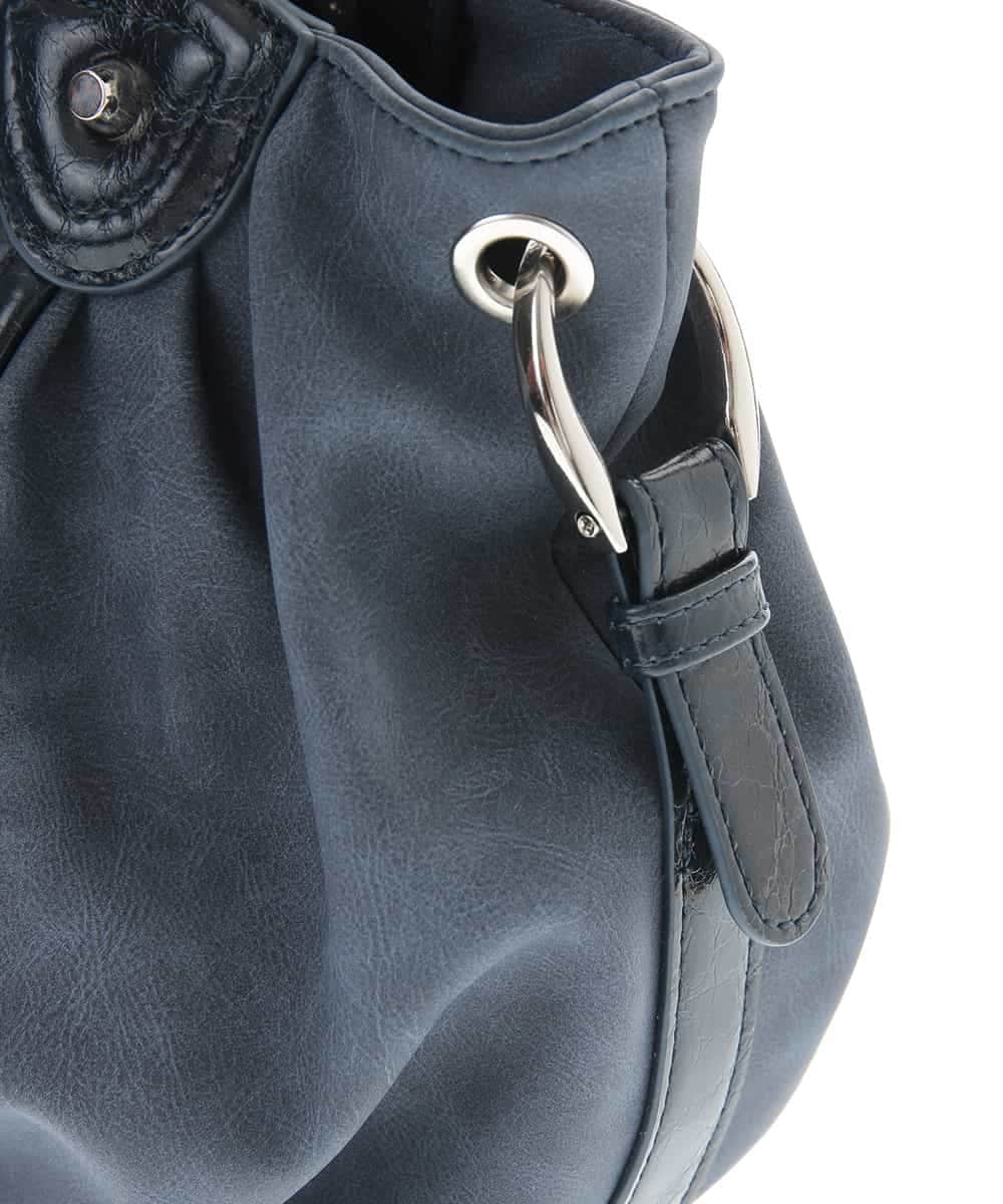 BPCLM98150 MK MICHEL KLEIN BAG(MK ミッシェルクラン バッグ) 【2WAY】フェイクレザーミニトート ネイビー