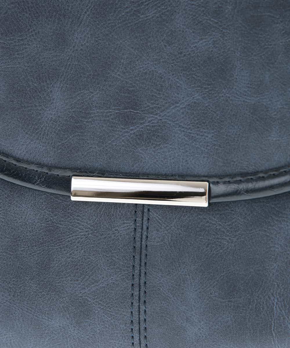 BPCLM98150 MK MICHEL KLEIN BAG(MK ミッシェルクラン バッグ) 【2WAY】フェイクレザーミニトート ネイビー