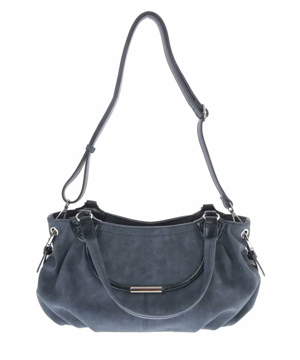 BPCLM98150 MK MICHEL KLEIN BAG(MK ミッシェルクラン バッグ) 【2WAY】フェイクレザーミニトート ネイビー
