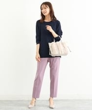 BPCLP91140 MK MICHEL KLEIN BAG(MK ミッシェルクラン バッグ) [2WAY]ファーコンビネーショントートバッグ ベージュ