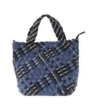 BPCLP93140 MK MICHEL KLEIN BAG(MK ミッシェルクラン バッグ) [2WAY]コンビネーションメッシュバッグ ネイビー
