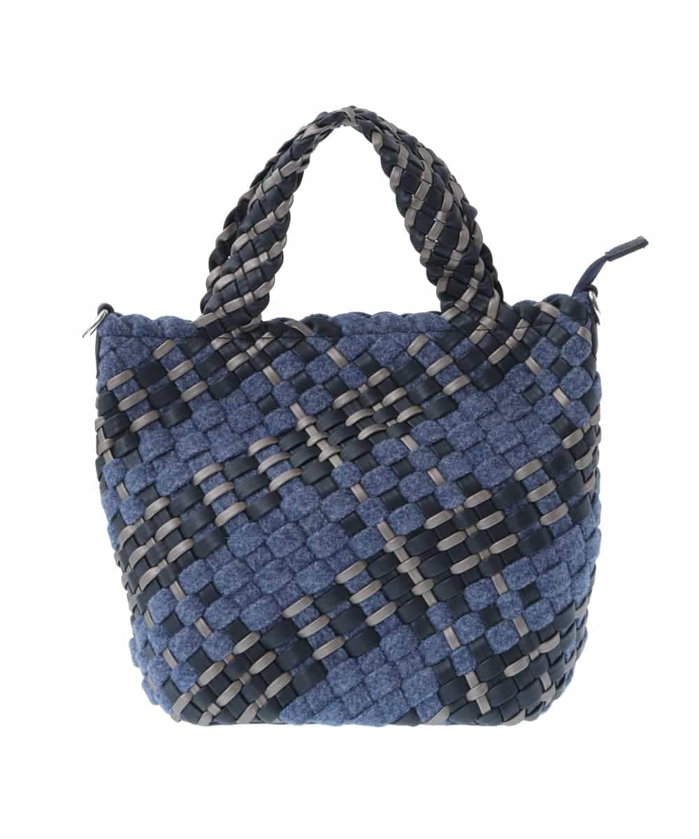 BPCLP93140 MK MICHEL KLEIN BAG(MK ミッシェルクラン バッグ) [2WAY]コンビネーションメッシュバッグ ネイビー