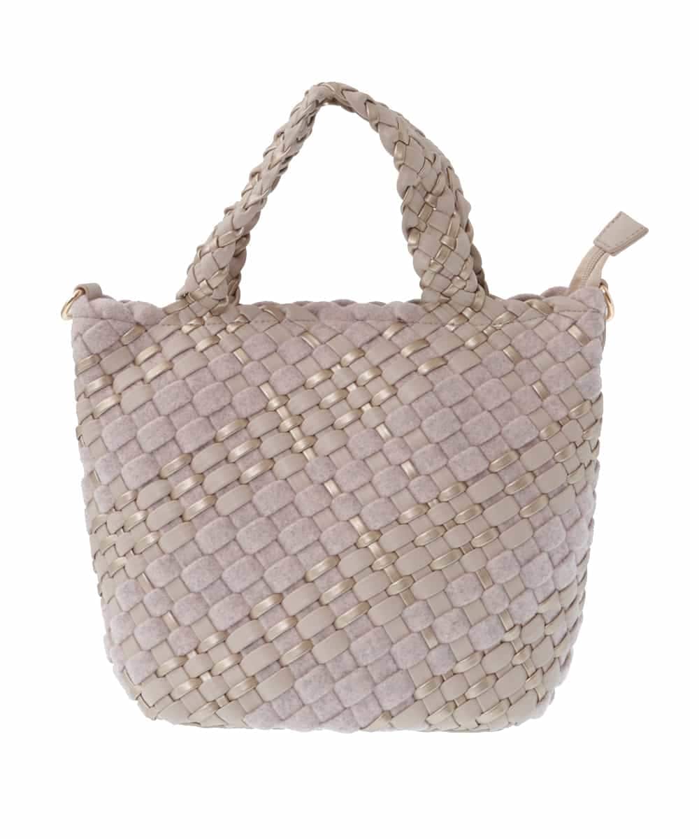 BPCLP93140 MK MICHEL KLEIN BAG(MK ミッシェルクラン バッグ) [2WAY]コンビネーションメッシュバッグ ベージュ