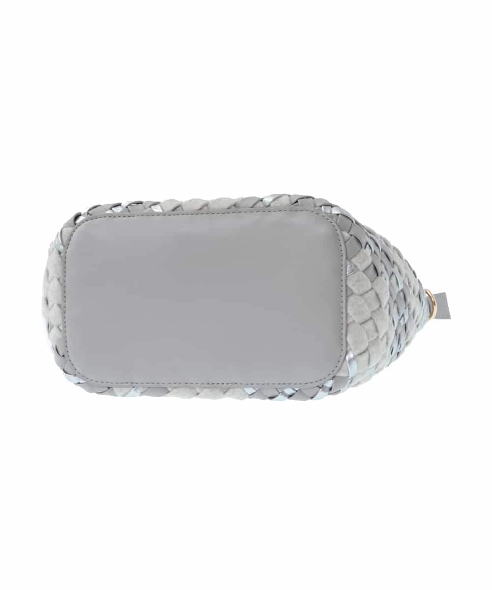BPCLP93140 MK MICHEL KLEIN BAG(MK ミッシェルクラン バッグ) [2WAY]コンビネーションメッシュバッグ ライトグレー