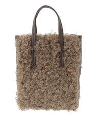 BPCLS91130 MK MICHEL KLEIN BAG(MK ミッシェルクラン バッグ) [2WAY/300g以下の軽量]プードルファーコンビネーションミニトート ライトブルー