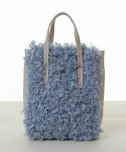 BPCLS91130 MK MICHEL KLEIN BAG [2WAY]プードルファーコンビネーションミニトート