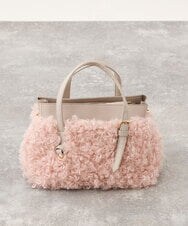 BPCLS92140 MK MICHEL KLEIN BAG(MK ミッシェルクラン バッグ) ［2WAY］プードルファーコンビネーションバッグ ピンク