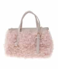 BPCLS92140 MK MICHEL KLEIN BAG(MK ミッシェルクラン バッグ) ［2WAY］プードルファーコンビネーションバッグ ピンク