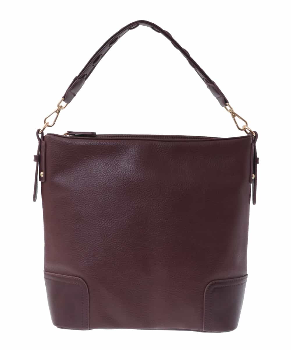 BPCLS95150 MK MICHEL KLEIN BAG(MK ミッシェルクラン バッグ) ［2WAY］デザインハンドルショルダーバッグ レッド