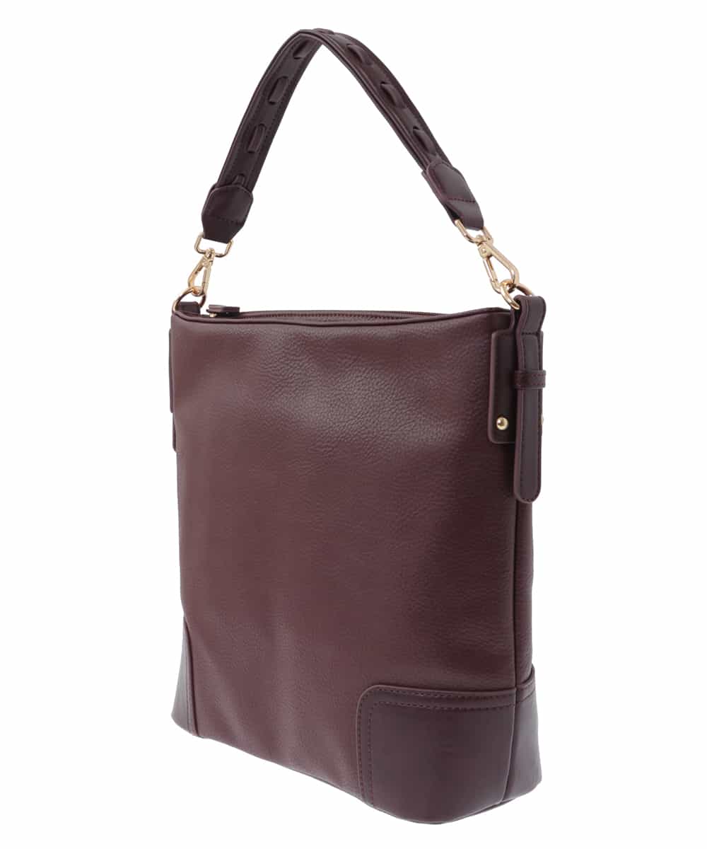 BPCLS95150 MK MICHEL KLEIN BAG(MK ミッシェルクラン バッグ) ［2WAY］デザインハンドルショルダーバッグ レッド